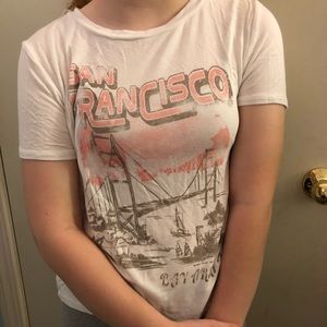 san francisco white shirt